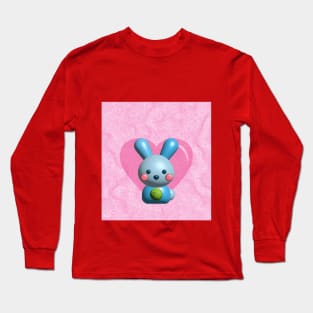 blue bunny Long Sleeve T-Shirt